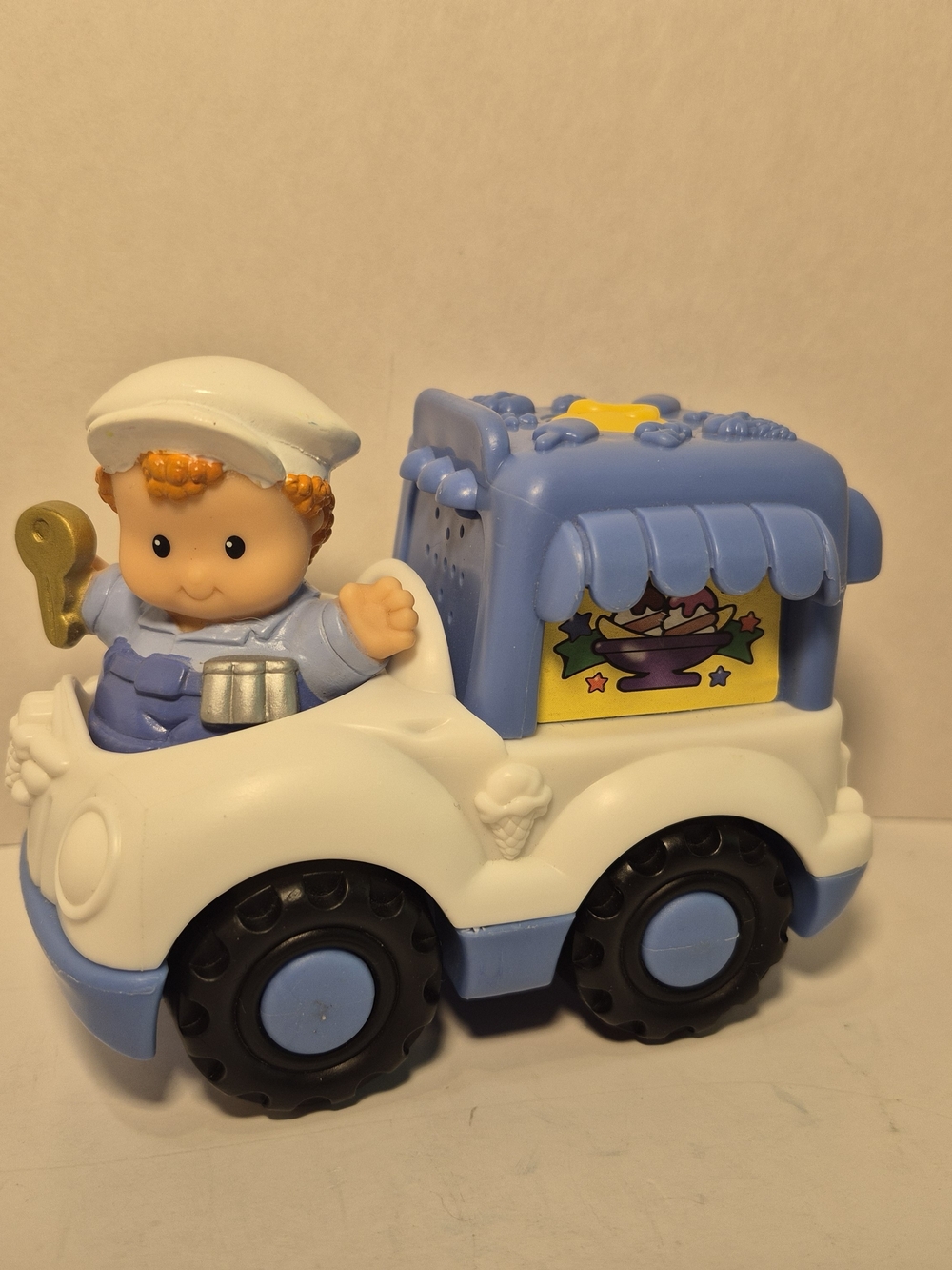 Fisher Price Little People Musical Ice Cream Truck With Figure 2003
